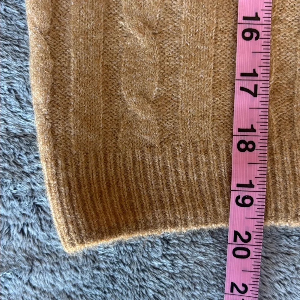 1.STATE Mixed Stitch Crewneck Sweater in Wild Oak Size Small NWOT